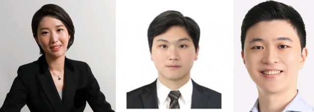 SK그룹 오너가 3세들. 왼쪽부터 최태원 회장의 차녀 최민정 씨·장남 최인근 씨, 최재원 수석부회장의 장남 최성근 씨.