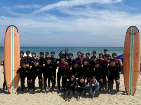 동명대 축구·스포츠산업학과, 바다에서 배우는 해양스포츠 교외수업