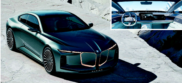‘비전 BMW 알피나’ 콘셉트카 내외부. BMW코리아 제공