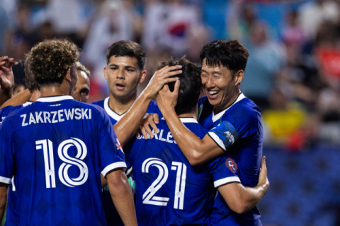 MLS 올스타 손흥민, 3분 만에 2골…별 중의 별 우뚝