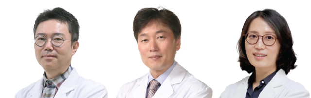 왼쪽부터 주영돈 진료부원장, 정주섭 센터장, 김기향 과장. 좋은강안병원 제공