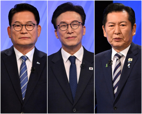 ‘검찰개혁’ ‘레버리지 ETF’로 난타전… 與 당권 주자들 2차 TV 토론