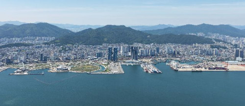 부산항 북항 1·2단계 재개발사업 구역 전경. 정종회 기자 jjh@