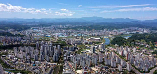 경남진주혁신도시 전경. 진주시 제공