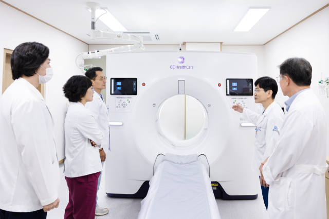 부산 BHS한서병원은 지난 2일 영상의학과에서 최신 CT 도입식을 가졌다. BHS한서병원 제공