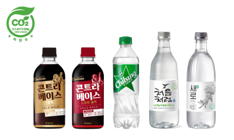 롯데칠성음료, 업계 최다 ‘저탄소 제품’ 인증 획득