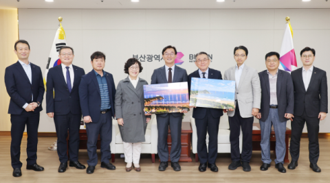 김준동 남부발전 사장, 부산시장에 ‘다대포 해상풍력’ 적극 협조 요청