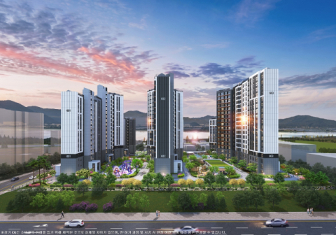EDC 금강펜테리움 에코리버, 실수요자 위한 59㎡ 단일 평형… 전 세대 채광·통풍 ‘탁월’