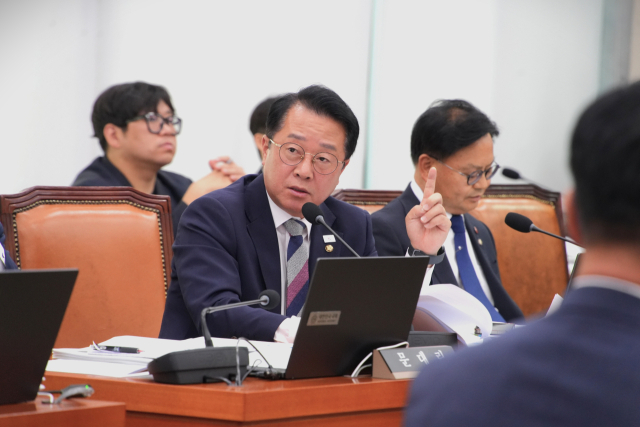 문금주 의원이 국회 국정감사장에서 발언하는 모습. 문금주 의원실 제공